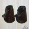 Pink Equine Fetlock Boots Hunter Green
