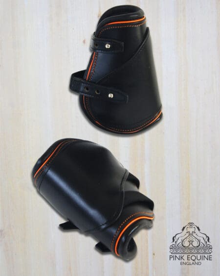 Pink Equine Fetlock Boots Orange