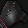 Black Leather Sport Interchange Close Contact Girth Hot Pink