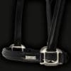 Black Leather Horse Head collar with Diamantes