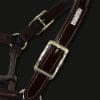 Brown Patent Leather Diamante Headcollar