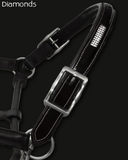 Leather Diamante Horse Headcollar
