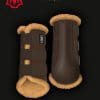 Mattes Bespoke Honey Sheepskin Horse Dressage Boots