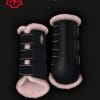 Mattes Bespoke Pink Sheepskin Horse Dressage Boots