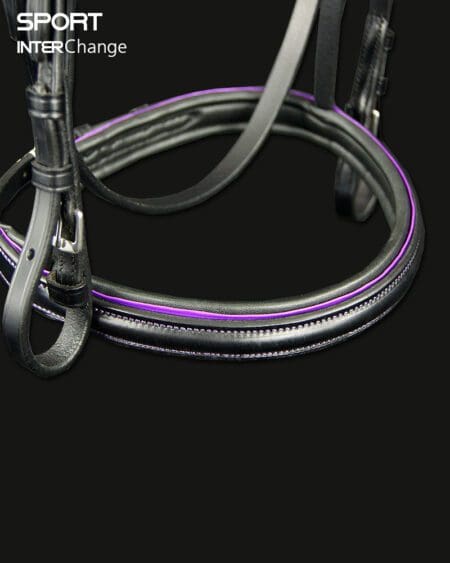 Sport Colour Piped Noseband in Violet