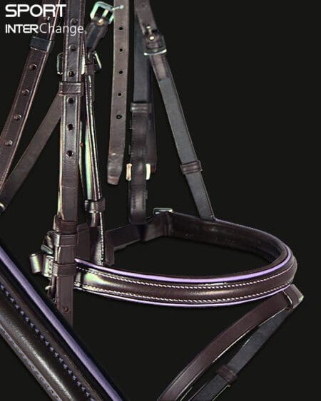 Sport Colour Piped Noseband in Lilac