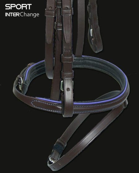 Sport Colour Piped Noseband Purple