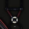 Sport Interchange Colour Piped Grackle Noseband Red