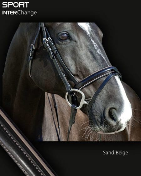 Sport Interchange Colour Piped Noseband Sand Beige