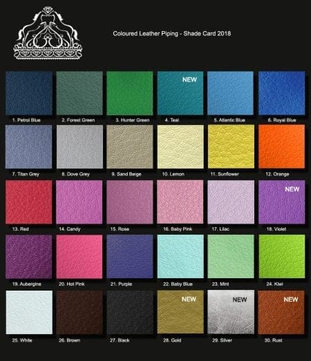 Sport Interchange Leather Colours