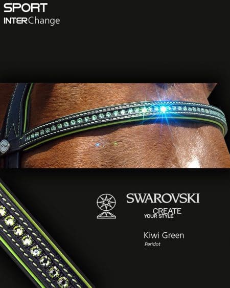 Sport Interchange Crystal Browband Kiwi Green