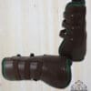 Pink Equine Sport Tendon BootBrown Hunter Green Leather