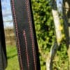 Stirrup Leathers Close up of Contrasting Stitching