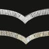Sparkly Browband V Shaped
