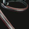 Sport Crystal Coloured Noseband in Red