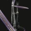 Sport Crystal Coloured Bridle in Violet