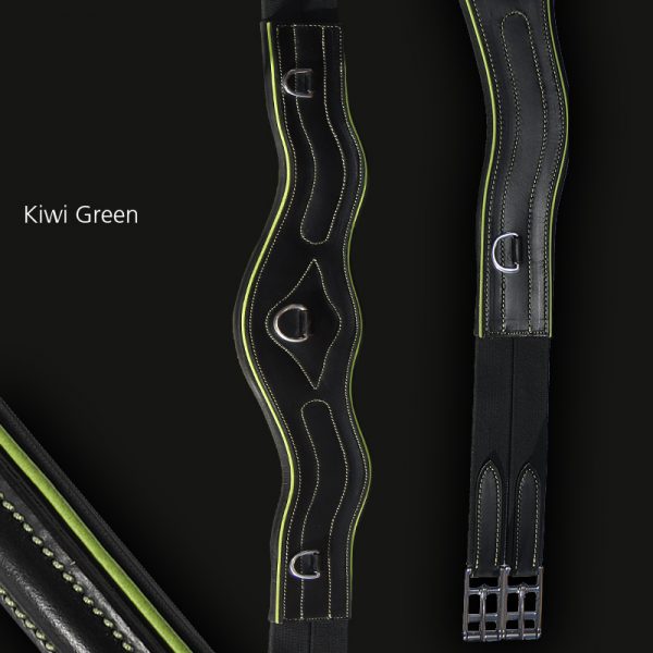 Pink Equine Colour Piped Ergonomic Girth