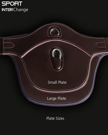 Sport Interchange Jumping Stud Girth Plate Sizes