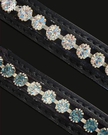 Tyffany Crystal Browband Colours Indicolite and Clear