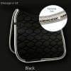 Diamante Saddle Pad Black