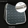 Diamante Saddle Pad Graphite Grey