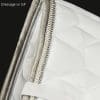 Diamante Saddle Pad White Close Up