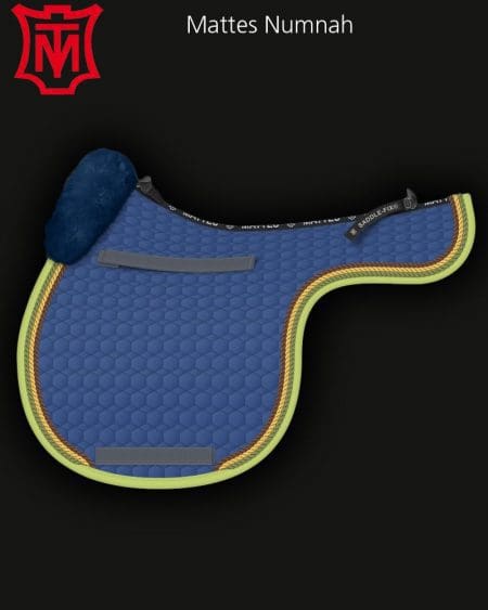 Mattes All Purpose Sheepskin Numnah Blue