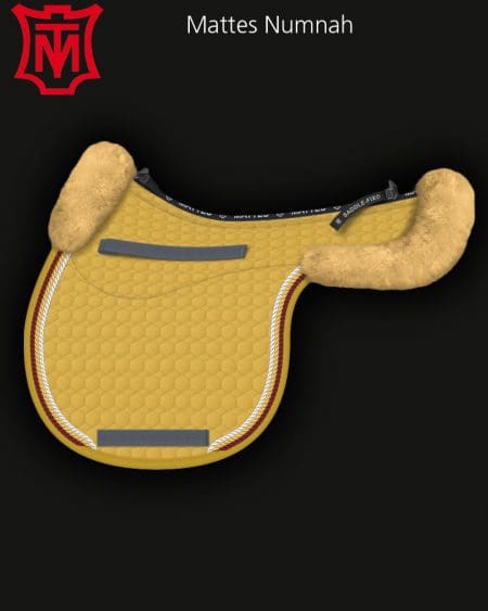 Mattes All Purpose Sheepskin Numnah Yellow