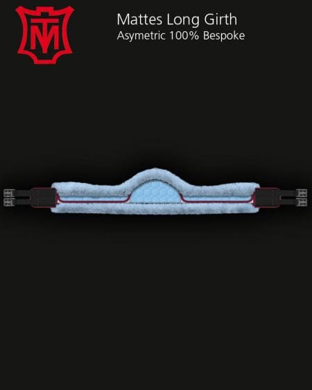Mattes Baby Blue Long Asymmetric Girth
