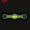 Comination Green Sheepskin Short Dessage Girth