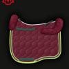 Mattes Eurofit Burgundy Velvet Sheepskin Saddle Pad