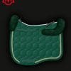 Mattes Eurofit Green Velvet Sheepskin Saddle Pad Dressage