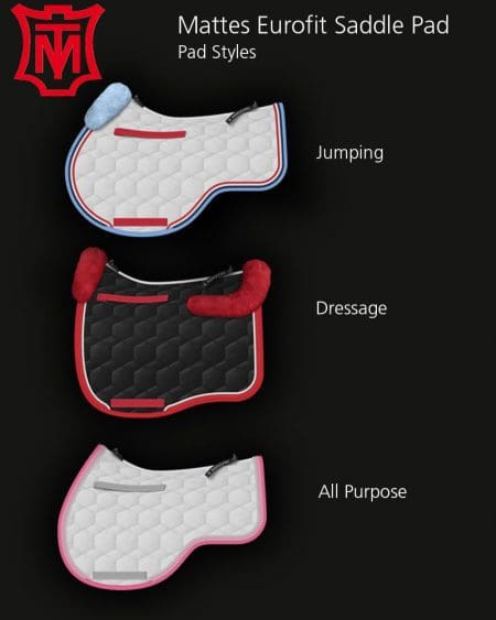 Mattes Eurofit Saddle Pad Styles