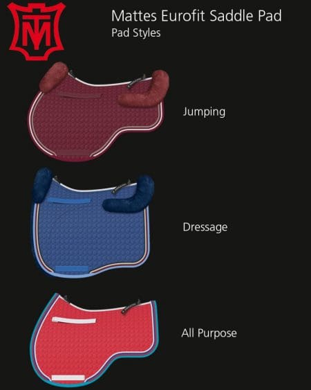 Mattes Eurofit Saddle pad styles