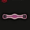 Hot Pink and Baby Pink Sheepskin Anatomic Dressage Girth
