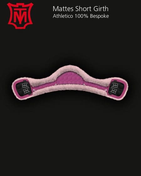 Hot Pink Short Athletico Dressage Girth