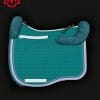 Mattes Luxury Teal Cotton & Sheepskin Eurofit Saddle Pad