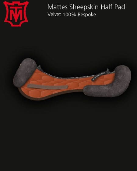 Mattes Sheepskin Cinnamon Velvet Pad