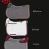 Mattes Square Saddle pad styles