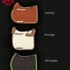 Mattes Square Saddle pad styles