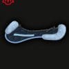 Mattes Velvet Sheepskin Half Pad Blue