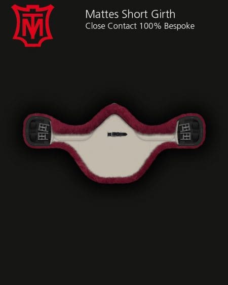 Red Sheepkin Stud Girth