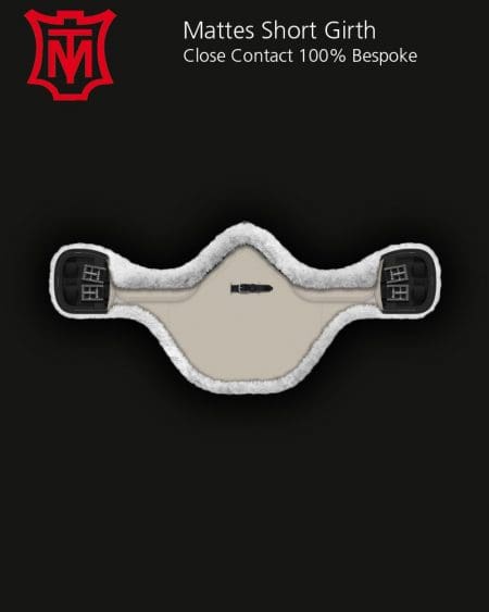 White Jumping stud girth