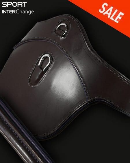 Brown Leather 130cm jumping stud girth