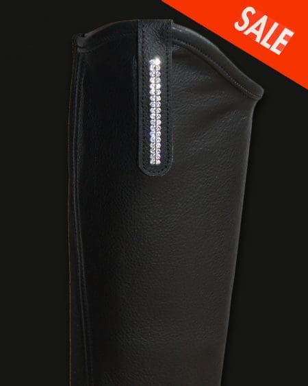 Black Diamante Riding Chaps