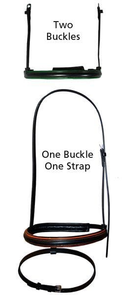 Noseband Buckle styles