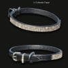 4 Liner Mini Crystal Dog Collar Lt Colorado Topaz