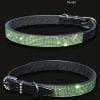 8 liner Peridot Crystal Diamond Dog Collar