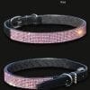 Rose Crystal Diamond Encrusted Dog Collar