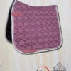 HKM Diamante Saddle Pad Dusty Pink